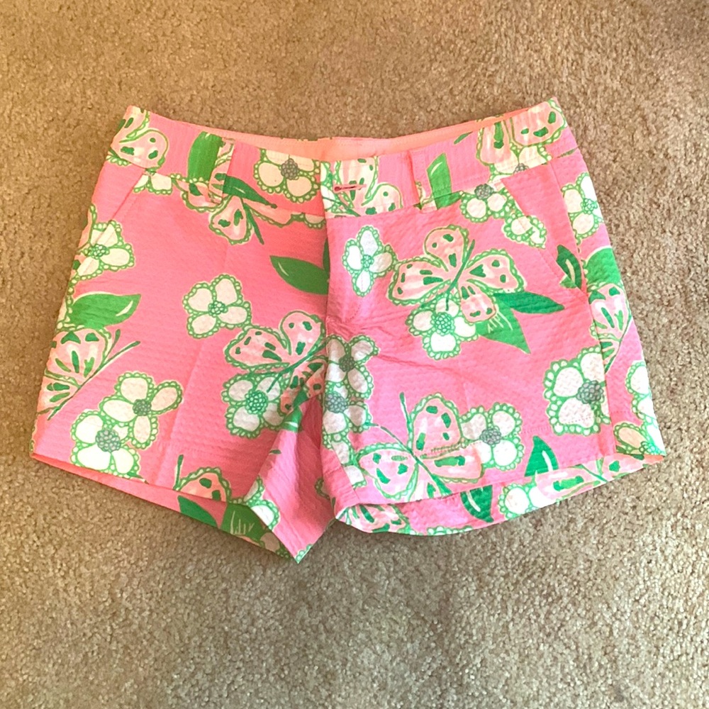 Lilly Pulitzer butterfly print Callahan shorts, 4